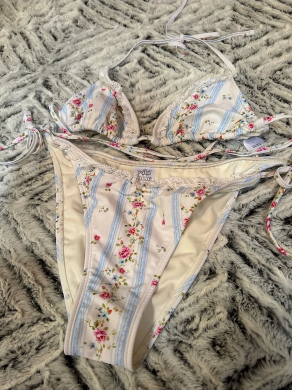 Wild Fable floral swimsuit - Picture 2 of 2